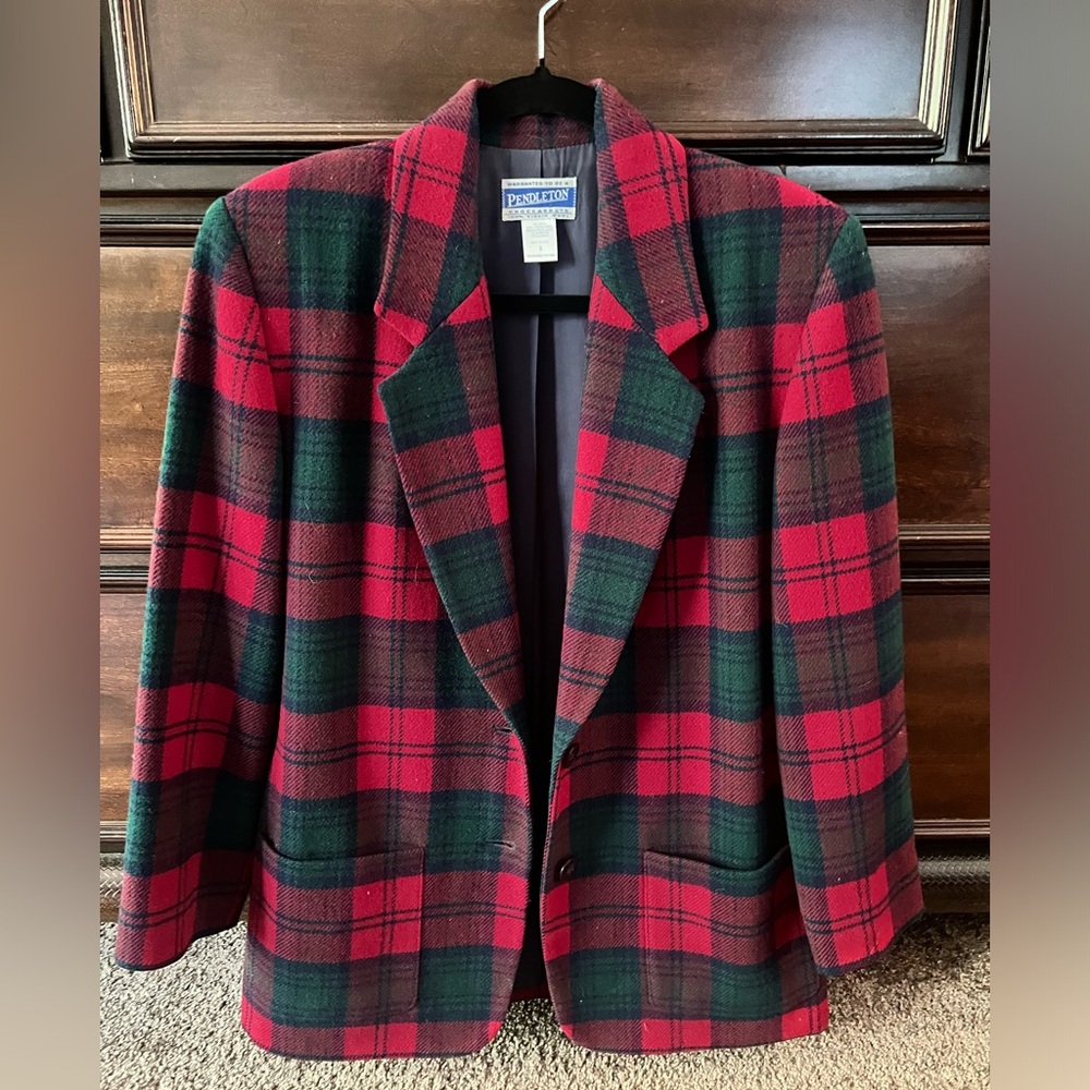 Vintage Pendleton 100% Virgin Wool blazer Size Small